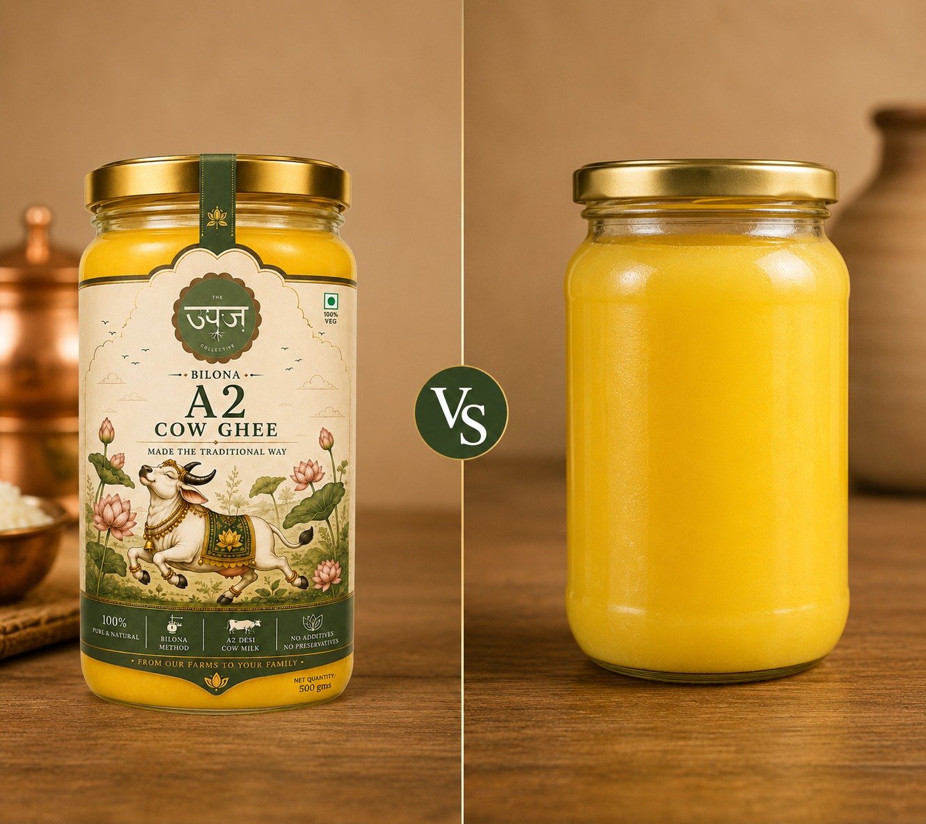 Upaj A2 Cow Ghee – Traditional Goodness, Thoughtfully Crafted